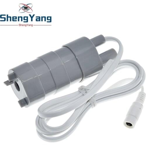 DC 12V 600L/H high pressure Dc Submersible water Pump Three-wire Micro Motor Water Pump with adapter 5.5X2.1 USB