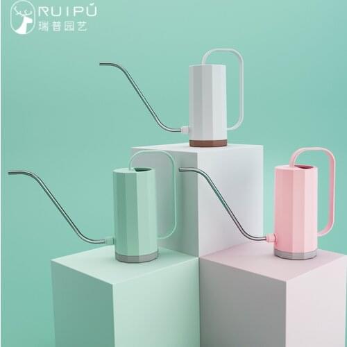 Stainless Steel Long Spout Watering Can with Meaty Watering Can Home Gardening Potted Tool for Outdoor Indoor Plants