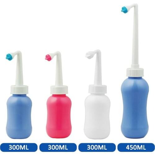 300ML/450ML Portable Travel Hand Held Bidet Sprayer Personal Cleaner Hygiene Bottle Spray Washing