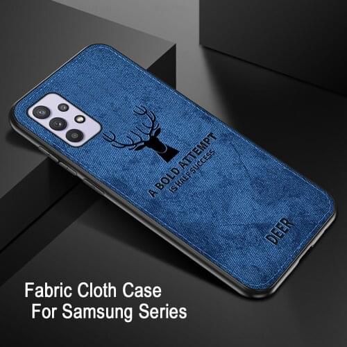 Fabric Cloth Phone Case Bumper On Samsung A52 5G Protective Cases Cover For Samsung Galaxy A32 A72 5G sansum a31 31 31 a