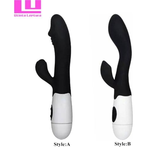 Utinta Leptura Black Rabbit Vibrators! 30 speed Vibration G spot Clit Stimulator Massager Sex Products Sex Toys for Woman