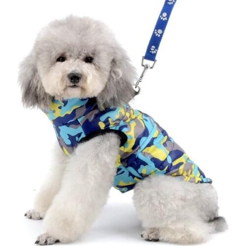 Pet Winter Clothes Small And Medium Size Dog Keep Warm Camouflage Jacket Clothing Chihuahua Pomeranian Puppy Cat Vest Coat
