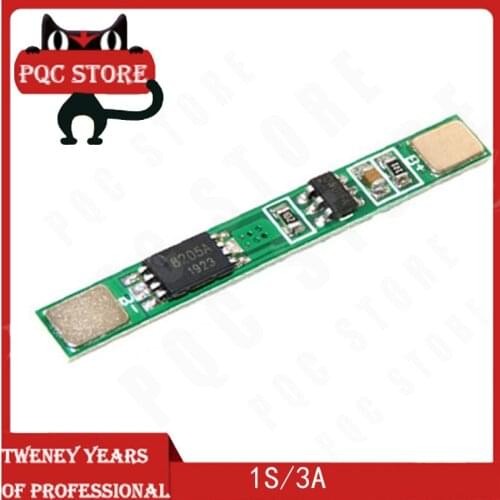 1PCS 1S 3A Li-ion Lithium Battery 18650 Charger PCB BMS Protection Board For Drill Motor Lipo Cell Module