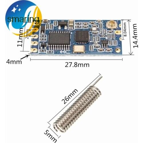 10pcs 433Mhz HC-12 SI4463 Wireless Serial Port Module 1000m Replace Bluetooth NEW