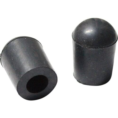 2Pcs End Pin Rubber Tip Upright Bass 10mm Double Bass Endpin Parts Accessories with Bottom Grip Prevent Sliding