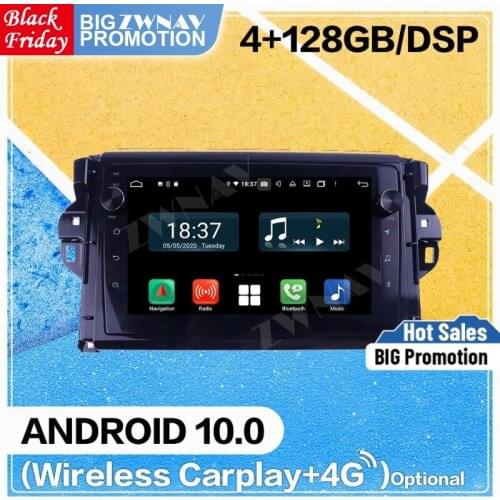 4+128G DSP Carplay Android 10.0 Screen Player For Toyota Fortuner 2015 2016 2017 2018 GPS Navi Auto Radio Audio Stereo Head Unit