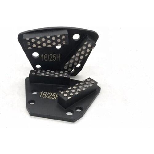 Diamond Segments Concrete Coating Removal Trapezoid Diamond Grinding Shoes Metal Polishing Pads Epoxy Removing 9PCS