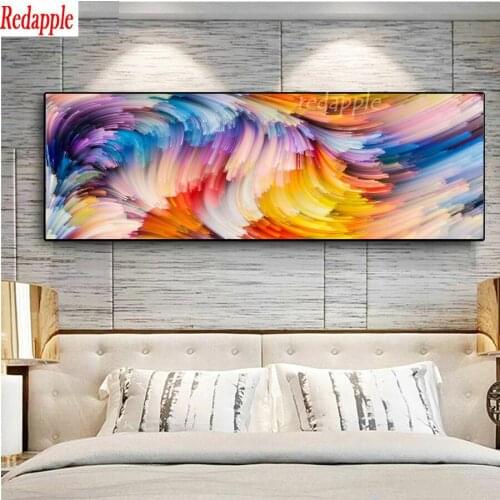 Abstract Colorful art 5D Square/round Diy Diamond Embroidery Large daimond Mosaic Fantasy Cloud pattern Diamond Painting decor