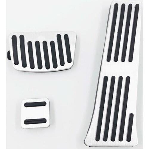 Aluminium Car Accelerator Fuel Brake Pedal Foot Rest Pedals Cover Non Slip Pad For Kia Sportage 4 QL 2016 2017 2018 2019 2020