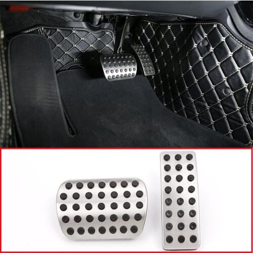 Car Accessories Car Gas Fuel Brake Pedal For Mercedes benz A-Class W176 B W246 CLA C117 GLS GLE W166 ML R Class W251 2 Pcs