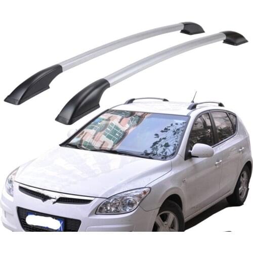 Luggage Rack Automobile Aluminum Alloy Roof Rack 1.3 Meters Without Perforation For Hyundai i30 Car Accessories Car Styling
