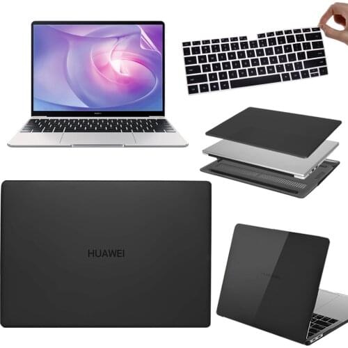 Laptop Case For Huawei MateBook X Pro 13.9/X 2020/MateBook13/14D14/D15/MagicBook 14/15/Pro 16.1Keyboard Cover+Screen Protector