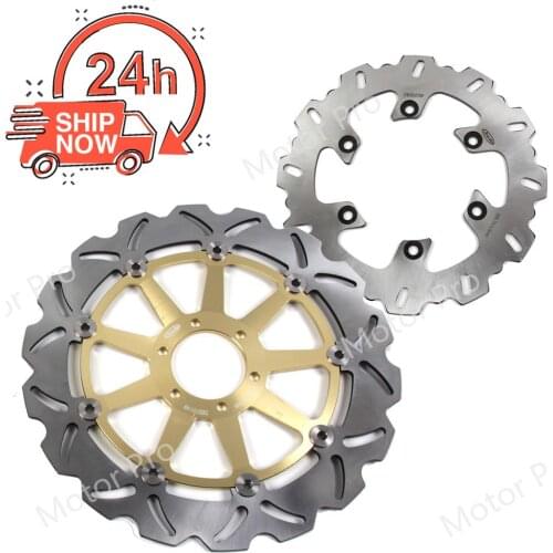 For Ducati Monster 620 Multistrada 2005 2006 Front Rear Brake Disc Disk Rotor Kit Motorcycle Rplacement Accessories 400 GOLD