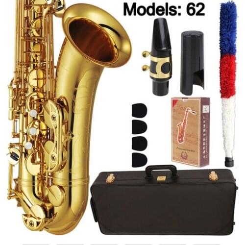 FMC Saxophone Alto 62 Professional Alto Sax Custom Series High Saxophone Gold Lacquer Nickel-plated Keys Mouthpiece Reeds Neck