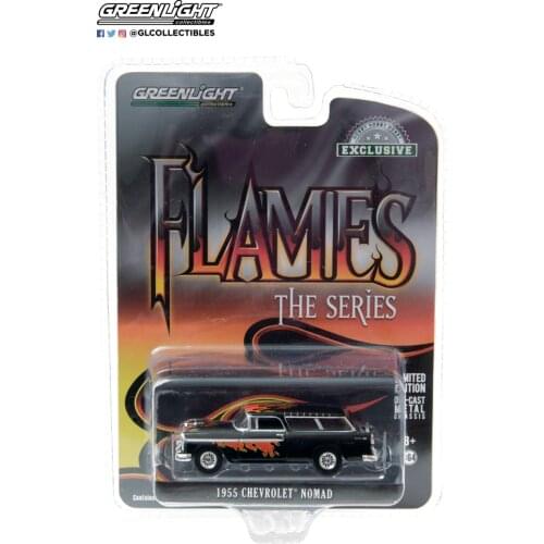 GreenLight 1:64 1955 Chevrolet Nomad boutique alloy car toys for children kids toys Model original box