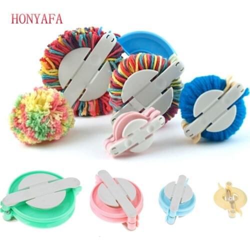 4 Sizes/set Weave Tool New Pom Pom Maker Fluff Ball Making Machine Knitting Needle DIY Sewing Accessories