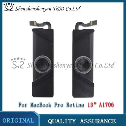 Original New Laptop A1706 Left & Right Indoor Speaker Set Pair Subwoofer for Macbook Pro 13 "Touch Bar A1706 End 2016 Mid 2017