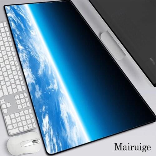 Mairuige Planet Mouse Pad Computer Large Gamer Mousepad Desktop Keyboard Mat Office Desk Mat XXL Locking Edge Gaming Accessories