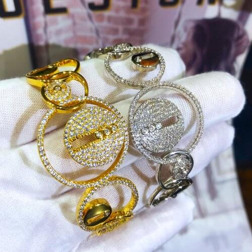 Missvikki New Trendy Luxury Noblewoman Necklace Bangle Earrings Ring Jewelry Sets For Women Wedding High Quality New Dubai Style