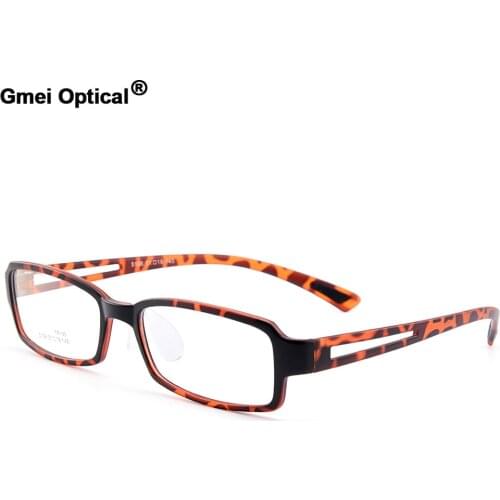 Gmei Optical Urltra-Light TR90 Full Rim Mens Optical Eyeglasses Frames Womens Plastic Myopia Eyewear With Saddle Bridge M5106