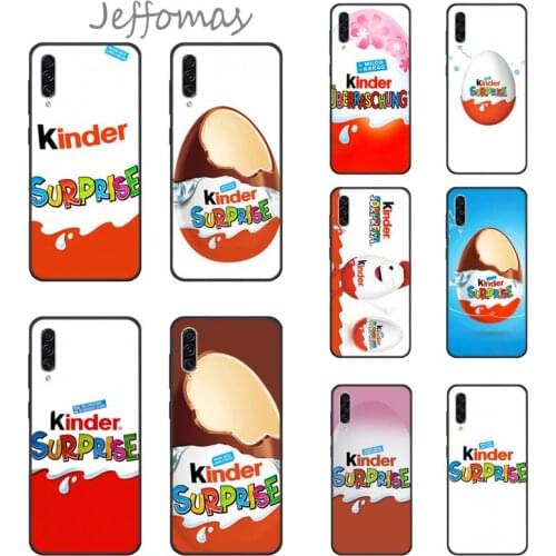 New Trolly egg KINDER JOY Surprise Phone Case For Samsung A20 A30 30s A40 A7 2018 J2 J7 prime J4 Plus S5 Note 9 10 Plus