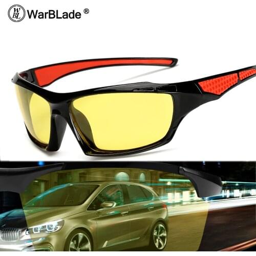 WarBLade Night Vision Glasses Driver Driving Night Vision glasses Driving Yellow Lens Classic Anti Glare Vision Driver Safety