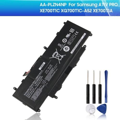 Genuine Battery AA-PLZN4NP For Samsung ATIV PRO XE700T1C XQ700T1C-A52 XE700T1A Replacement battery 6540mAh +tools