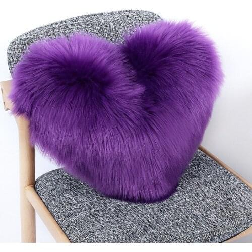 Plush Pillow Soft Stuffed Love Heart Shape Sofa cushion Toys for Children Doll Home Bedroom Decor Cute Fun Baby Gifts