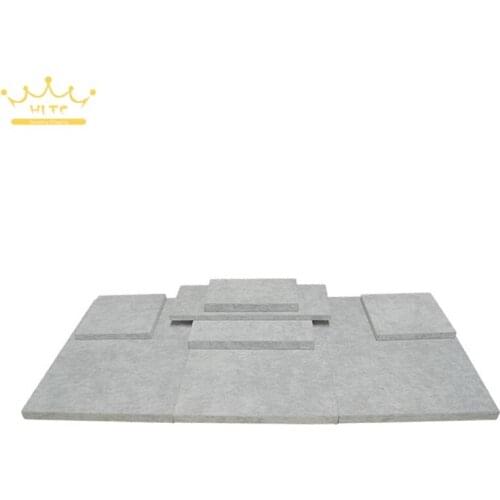 MDF Board Substrate for Jewelry Display Grey Velvet Window Showcase Bottom Board Jewelry Store Showed