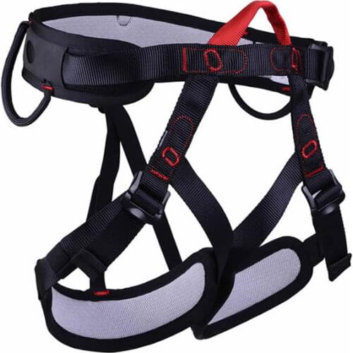 Outdoor Climbing Safety Waist Belt Harness for Rock Climbing Aerial Work Rescue Half Body Protective Survival Equipment