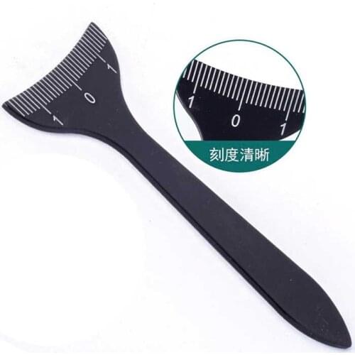 Stainless steel angled silkworm ruler caliper eye instrument 13cm long