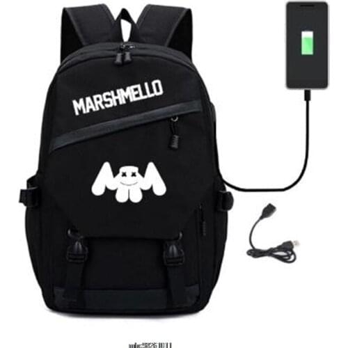 Newest DJ Marshmell Teenagers School Bags Fashion Ultra Light Burden Reduction Children School Cartoon Backpack bags Boys Girls