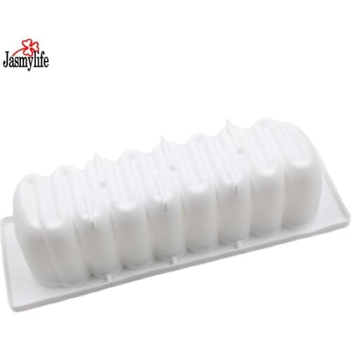 Caterpilla Shaped Mousse Silicone Mold Cake Pans Baking Tools Mousse Chocolate Dessert Jelly muffin Mould Pastry Decoration