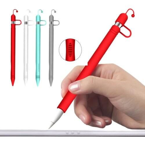 Silicone Protective Cover Set Nib Cover Cable Adapter Tether Pencil Case Cap Holder for Apple iPad Pro 12.9 10.5 9.7 Pencil
