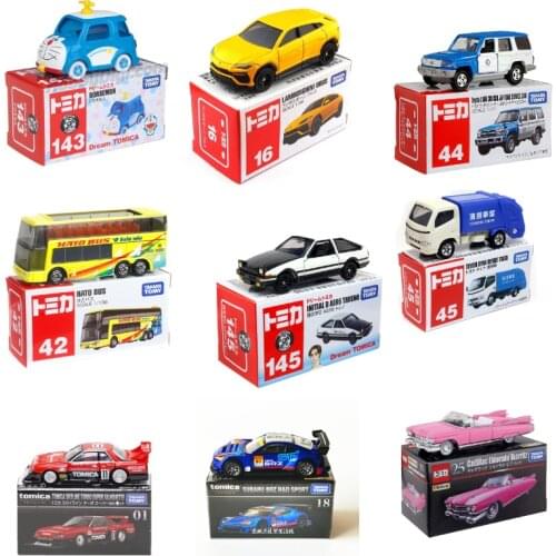 TAKARA TOMY Genuine Original Alloy Car No. 44 No. 143 No. 16 No. 145 No. 42 No. 45 No. 25 No. 18 No. 01 Toy Gift Model Figure