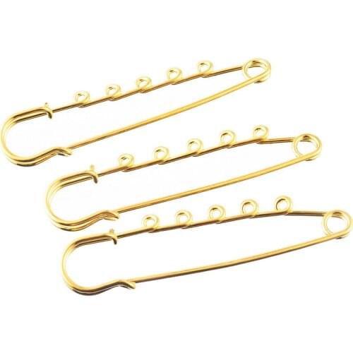 ZXSTYLE Gold Brooches For Clothes