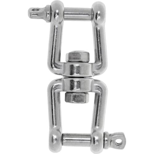 3/8' Marine Jaw Swivel Anchor Chain Ring Connector for Boat Stainless Steel