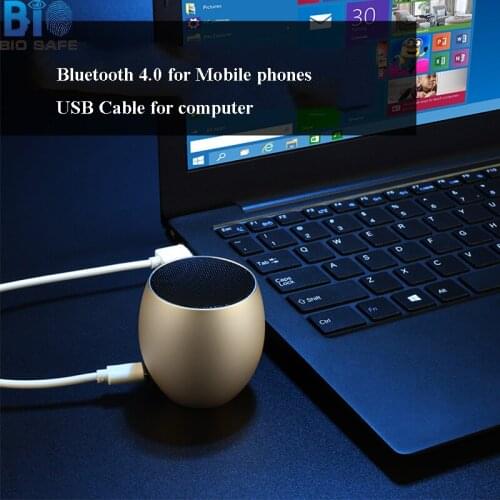 [Bio Speakers] Bluetooth 4.0 Wireless Speaker Mini Outdoor Portable Rechargeable Audio Subwoofer Music Player