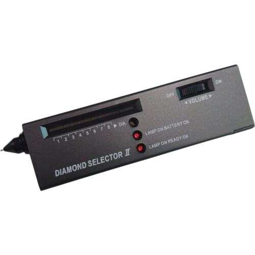 Fast free shipping Professional High Accuracy Diamond Tester Gemstone Selector Jewelry Watcher Tool LED Diamond Indicator