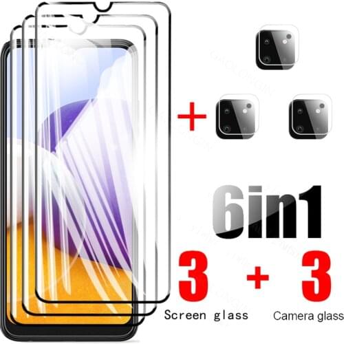 Camera lens glass for samsung galaxy a22 2021 tempered glass screen protector for samsung a32 a52 a72 a42 5g protective glass