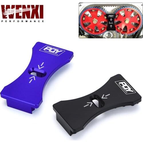 PQY Aluminum Engine Cam Gear Lock / Timing Belt Install Tool For Mitsubishi Lancer 4G63 Dodge Kia WX-CGL02