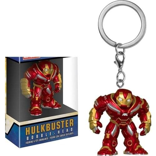 Pocket Avengers Keychain Hulkbuster Action Figure Toy