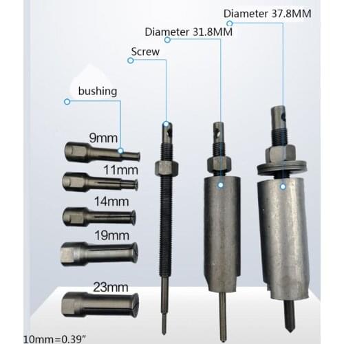 A0NE Motorcycle Internal Inner Bearing Pullers Wheel Gear Remover Pulling Extractor Car Repair Tool Steel Kit