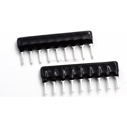 10PCS DIP Exclusion Network Resistor Array 9Pin 10K ohm A103J 10KR Resistance Network Array A09-103J