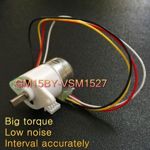 Monitor PTZ 15mm Micro Gear Stepper motor,1:10 Motor Micro GEAR Stepper MOTOR