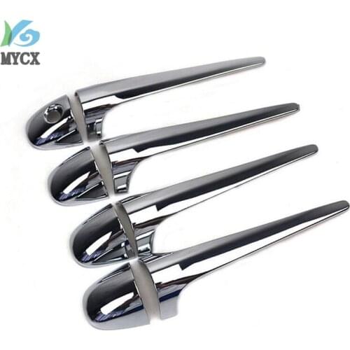 Car- styling For toyota rav4 2014 accessories ABS chrome door handle cover for toyota rav4 2014 2015 new accessories of rav 4