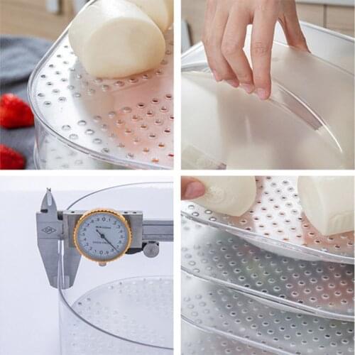 1Set Insulation Meal Fresher Warmer Protective Cap Clear Dustproof Food Cover R7RC