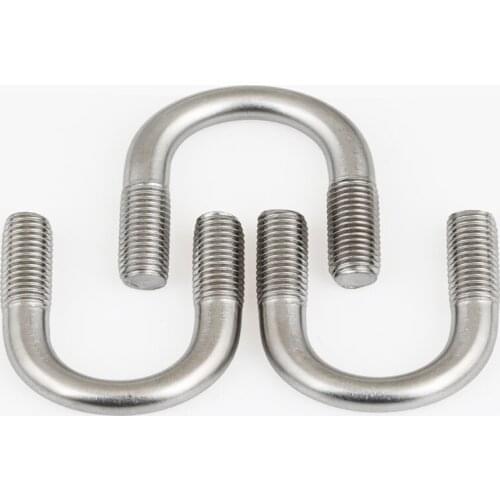 1pcs M16*45-M16*630 stainless steel u-screw type pipe clamp