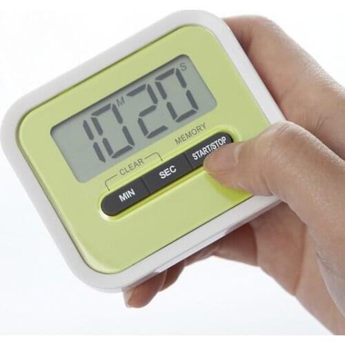 200pcs Large Multifunction colorful LCD Kitchen Cooking Timer Count-Down Up Clock Loud Alarm Magnetic