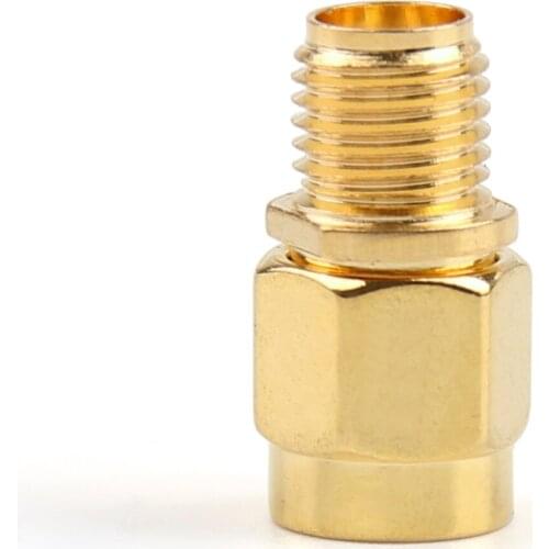 Artudatech 1Pcs/10Pcs Adapter SMA Male Plug To SMA Female Jack RF Connector Straight Plating M/F Parts